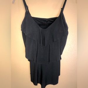 LAYERED TANKINI TOP🌺 BLACK EUC